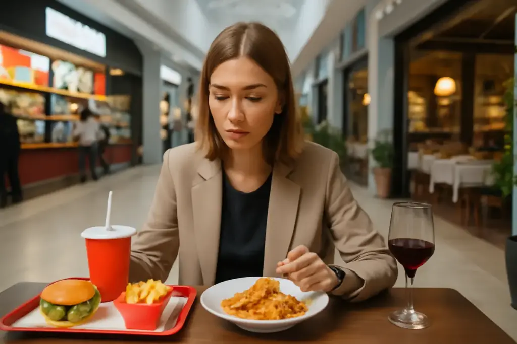 Fast food o trattoria nella galleria shopping: cosa conviene se hai poco tempo, ma non vuoi rinunciare alla qualità