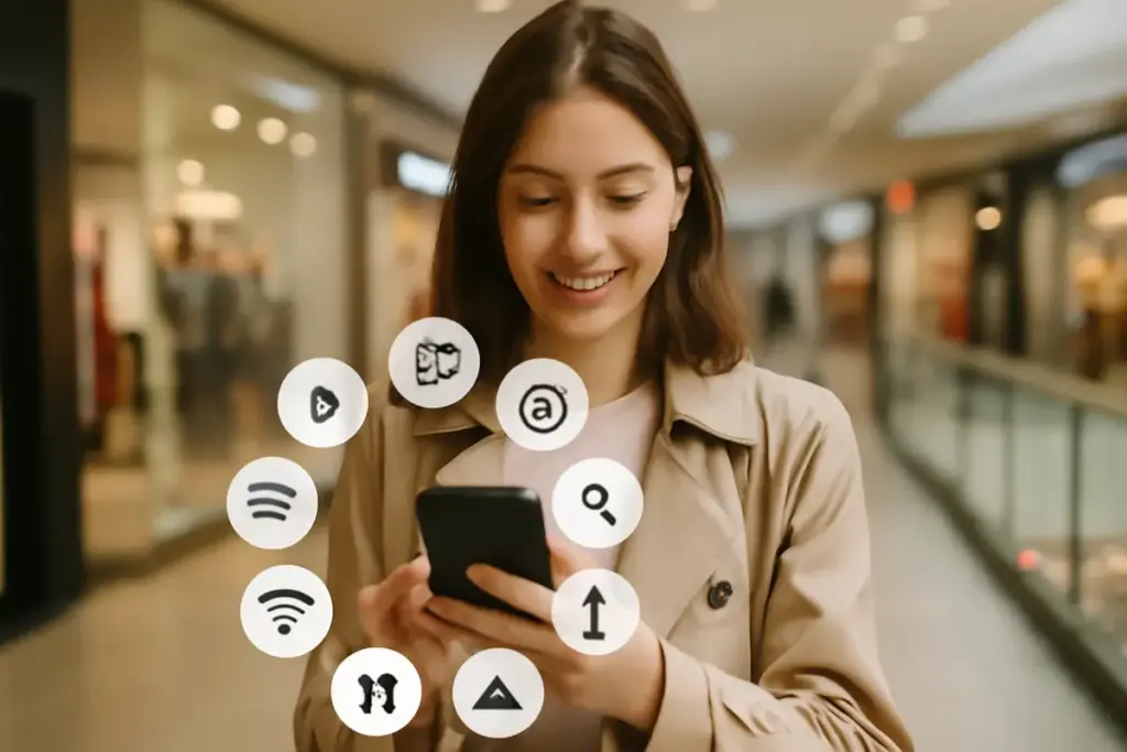 A quali servizi posso accedere con l’app del centro commerciale? Le funzioni più utili per la visita quotidiana